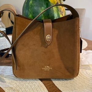 Hadley Convertible Crossbody Bag In Suede